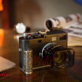 【手柄】徕卡Leica 唐草纹浮雕 相机手柄M8 M8.2 ME M9 M黄铜黑檀