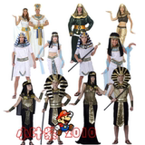 万圣节儿童成人服装埃及法老衣服艳后服装王子公主罗马古希腊长裙