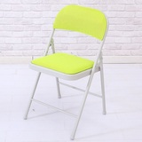 折叠塑料椅子办公培训电脑椅折叠椅所塑胶白色椅子时尚职员会展椅