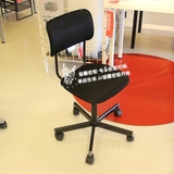 5.6温馨宜家IKEA艾瓦德低靠背转椅办公椅员工椅学习椅电脑椅