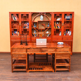 实木中式书桌仿古办公桌特价榆木写字台电脑桌书画桌简约明清古典