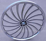 16寸20寸普通自行车一体轮组铝合金轮组钢圈折叠车轮圈车圈追风轮