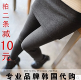 2016春款韩国代购款女士假两件打底裤包臀裙裤外穿女装原单高腰