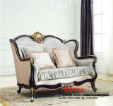 爱依瑞斯正品面料欧式布艺三人沙发 美式实木沙发大户型客厅组合