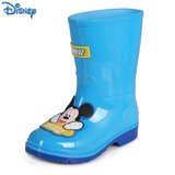 迪士尼儿童雨鞋男童女童大小童水鞋学生胶鞋套鞋幼儿宝宝雨靴防滑