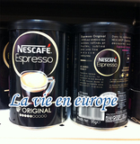新款 法国进口Nescafe雀巢 专业香醇细腻慕斯罐装纯黑速溶咖啡粉