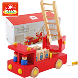 儿童消防车带云梯 男孩子男童儿童益智玩具3-4-5-6岁可拆装