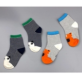 婴儿卡通男女儿童宝宝长袜子纯棉袜1-3-5-7岁厚款秋冬季保暖袜子