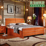 实木床高箱床实木单人床实木儿童床实木成人床储物高箱床双人床