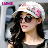 UASU防晒帽子女夏天遮脸防紫外线遮阳帽出游太阳帽骑车大沿可折叠