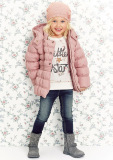 【现货】英国代购NEXT 15秋冬女童女宝宝双排扣加厚棉袄棉服 外套