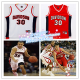 NCAA戴维森大学30号库里CURRY球衣 球迷版REV30新面料 刺绣篮球服