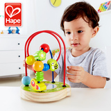 德国Hape宝宝花园 宝宝益智智力创意串珠绕珠绕线珠儿童玩具