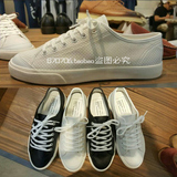 韩国代购男鞋潮东大门正品男装透气皮质黑色板鞋白色运动低帮鞋