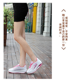 夏款季新款学生女鞋韩版女士高帮板鞋阿迪达斯三叶草款运动休闲鞋