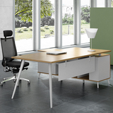 板式老板桌简约现代总裁经理大班台电脑桌台式家用办公家具办公桌