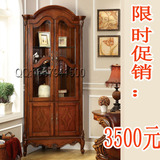 欧式美式法式古典实木家具餐厅FW101-6角柜转角酒柜 促销3500元
