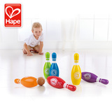 德国Hape彩虹儿童保龄球宝宝益智创意3岁以上 户外运动游戏玩具