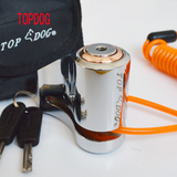 2015款台湾狗王锁TOPDOG RE0081 碟刹锁碟盘锁碟锁摩托车碟锁