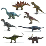 仿真恐龙玩具模型 静态仿真动物玩偶实心恐龙霸王龙长颈龙双冠龙
