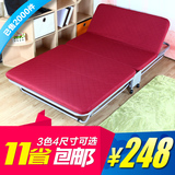 折叠床单人午休躺椅 双人办公室午睡床木板床海绵折叠床1.2米1.5