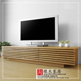 日式实木白橡木家具 客厅电视柜小户型 现代简约宜家新款包邮
