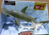 新品包邮喜帝仿真海洋模型玩具关节可活动锤头鲨鲸鱼 鲨鱼 瑶鱼