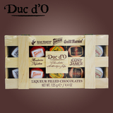 Ducd'o迪克多木盒酒心巧克力礼盒装生日礼物125g 比利时进口
