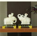 大象摆件招财镇宅风水一对家居客厅办公室装饰工艺品摆设结婚礼物