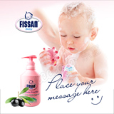 包邮 意大利FISSAN 婴儿滋润保湿二合一洗发沐浴露500ML进口正品