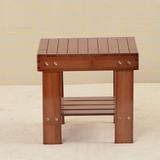 龙竹 楠竹小凳子实木板凳儿童宝宝凳方凳矮凳木凳圆凳 创意时尚