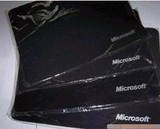 小号微软鼠标垫黑布垫/微软Microsoft鼠标垫 天然橡胶  180*220mm