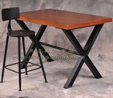 吧台椅复古工业风升降椅铁艺实木金属吧椅吧凳吧台凳吧台桌酒吧