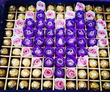 包邮 进口费列罗99格 巧克力玫瑰花礼盒装 七夕情人节礼物送女友
