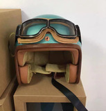 包邮中高端摩托骑士护具二战头盔复古风镜哈雷眼镜防风护目镜