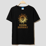 nba新款潮杜兰特创意篮球短袖圆领t恤男女休闲运动宽松短袖半袖衫