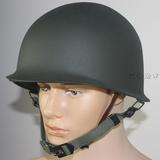 美军二战M1钢盔野战CS头盔战术双层盔原品经典版复古盔纯钢头盔