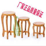 竹山下楠竹换鞋凳竹制品鼓凳仿古凳小圆凳儿童凳实木凳子竹家具