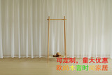 日式北欧宜家现代简约田园环保橡木实木多功能落地客厅卧室衣帽架