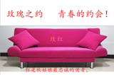 现代简约沙发床三人床两人床单人床1.8米1.5米1.2米沙发两用沙发