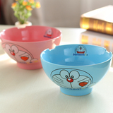 7寸hello kitty哆啦a梦陶瓷泡面碗创意可爱卡通大碗汤碗饭碗餐具