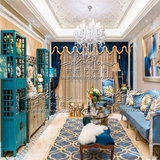 美式宜家时尚欧式格子地毯客厅沙发茶几地毯卧室床边地毯可定制
