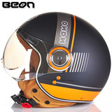 荷兰BEON摩托车头盔 电动头盔冬季保暖半盔 时尚哈雷头盔