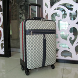 时尚真皮旅行箱万向轮拉杆韩国正品男女用登机箱潮行李拖箱包20寸