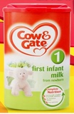 英国牛栏Cow&Gate新版1段0-12个月儿童牛奶粉900g*6罐原装直邮