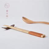 天然原木筷 日式尖头筷子绕线木筷木质便携餐具 寿司筷子
