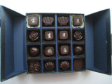 高档礼盒装可刻字创意diy进口法国手工黑巧克力生日礼物