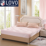 lovo家纺罗莱 出品床上用品夏季粉色薄款床垫床褥床罩 柔梦床护垫