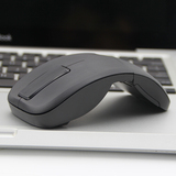 新型黑响尾 笔记本无线触摸鼠标 高端台式折叠 苹果电脑触控 鼠標