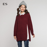 艾格 ES 2015冬新品 经典纯色毛衣针织衫两件套套装15031721609